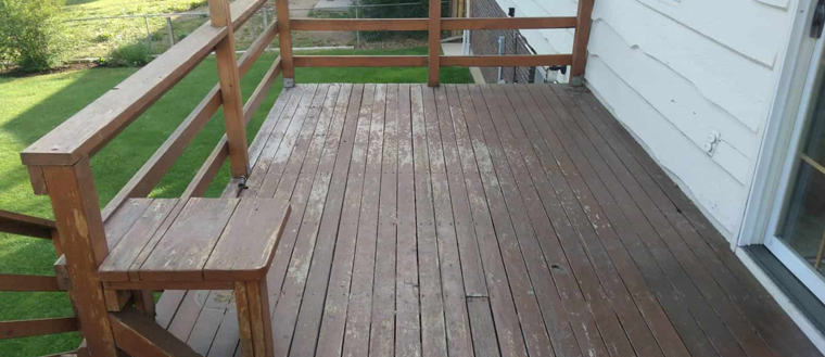 wood deck repair in Harrington Park