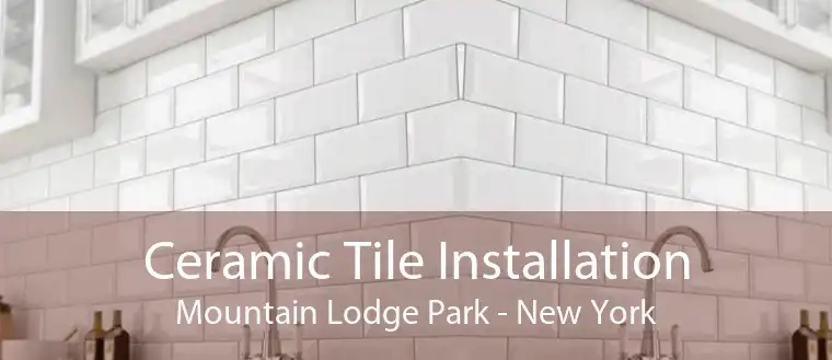 Ceramic Tile Installation Mountain Lodge Park - New York