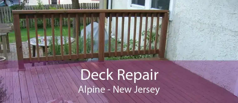 Deck Repair Alpine - New Jersey